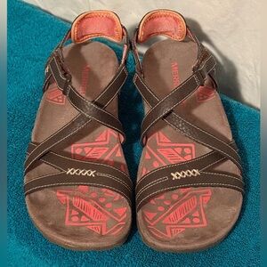 Merrell Womens Sz 6 Merrell Sandspur Rose Sandal VGUC